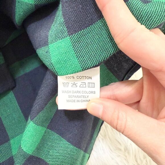 NWT Men Good Counsel Strom Long Sleeve Flannel Shirt in Green Size XLT - Picture 8 of 10